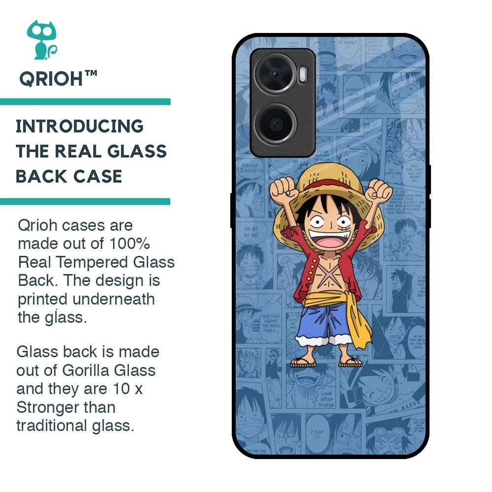 Chubby Anime Glass Case for Oppo A36