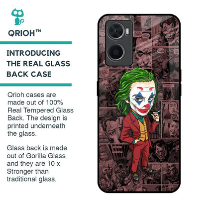 Joker Cartoon Glass Case for Oppo A36