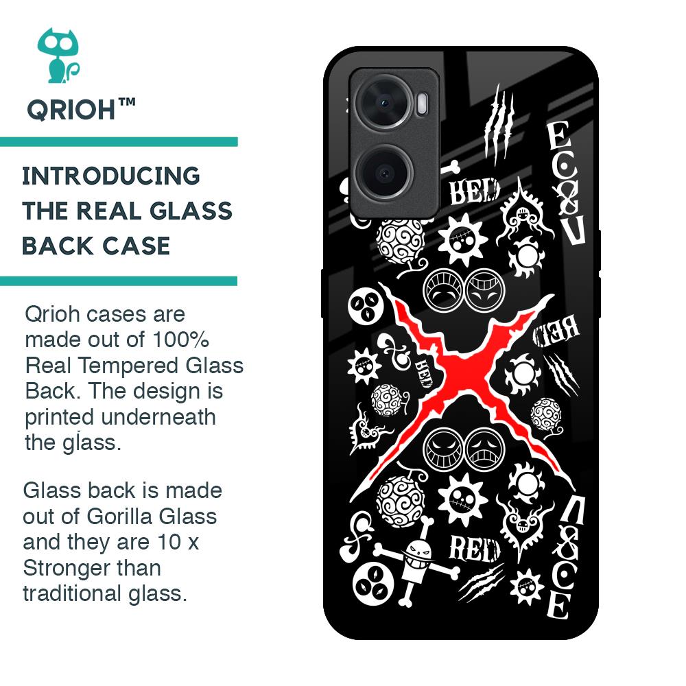 Red Zone Glass Case for Oppo A36