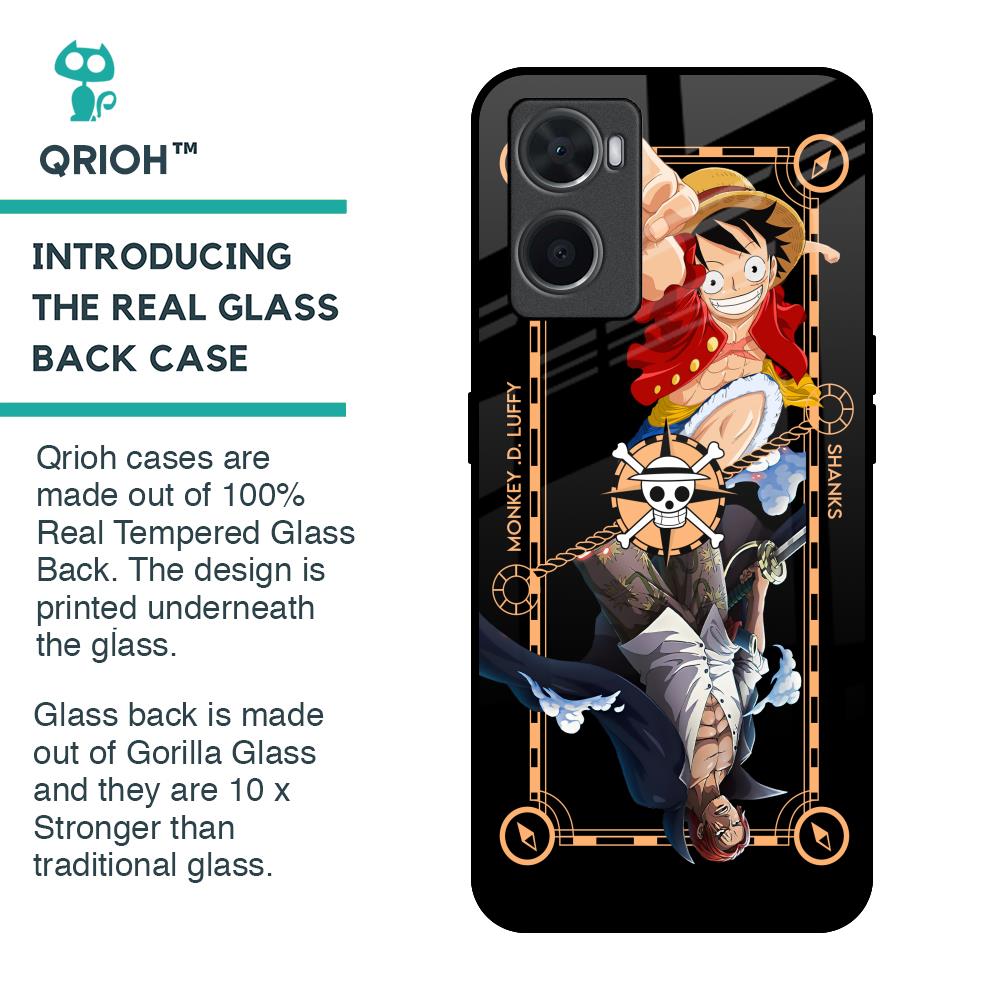 Shanks & Luffy Glass Case for Oppo A36