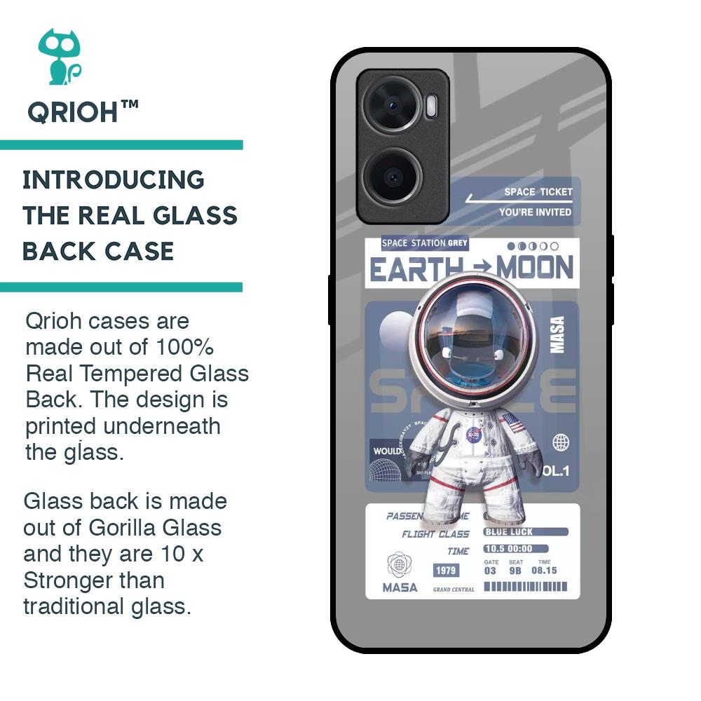 Space Flight Pass Glass Case for Oppo A36