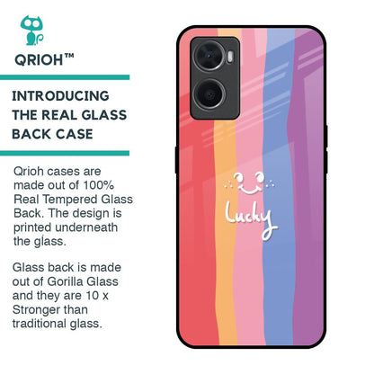 Lucky Abstract Glass Case for Oppo A36