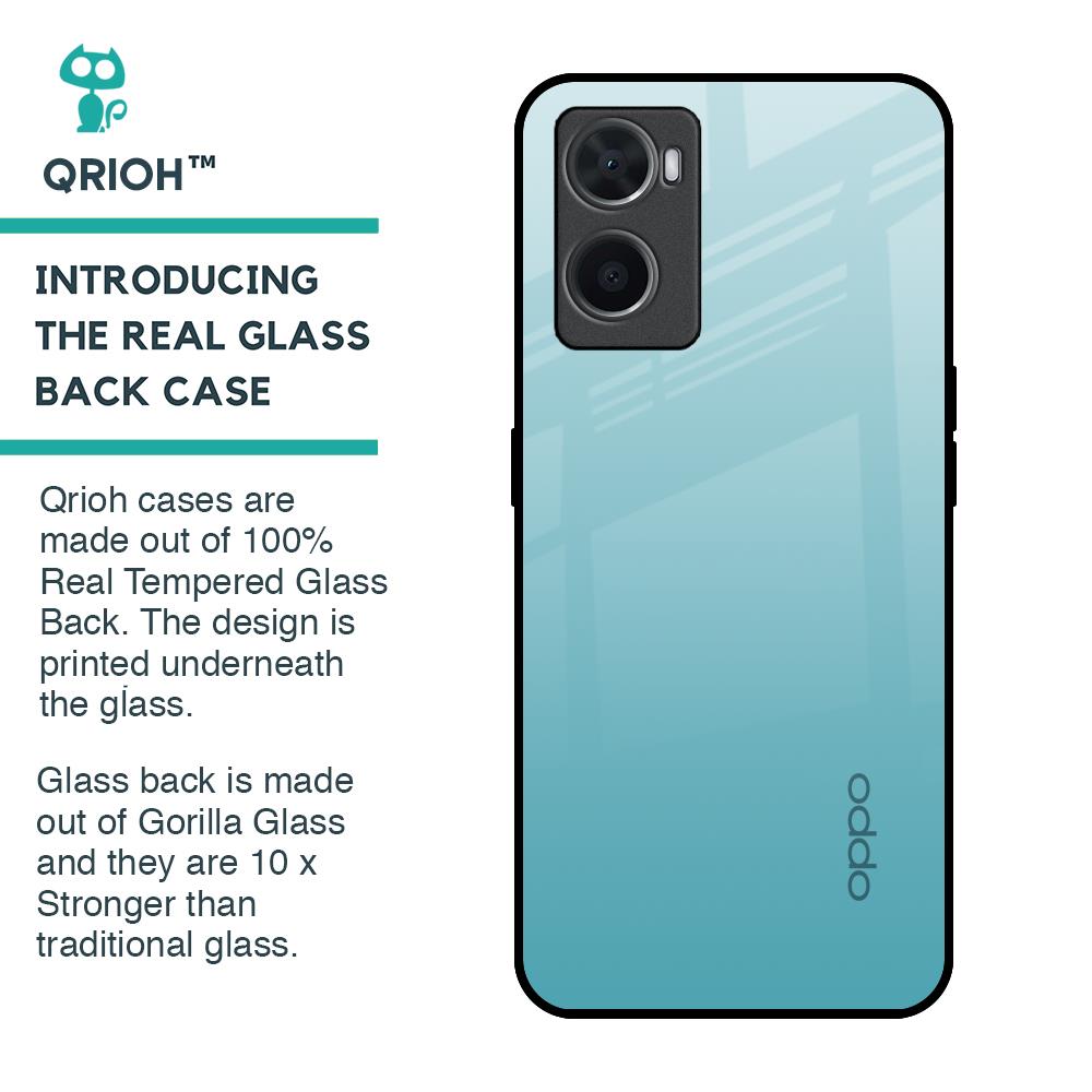Arctic Blue Glass Case For Oppo A36