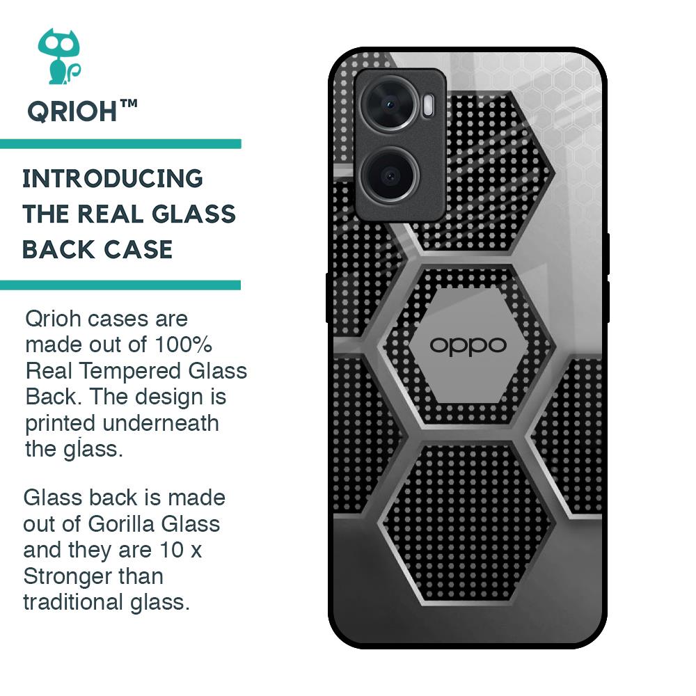 Hexagon Style Glass Case For Oppo A36