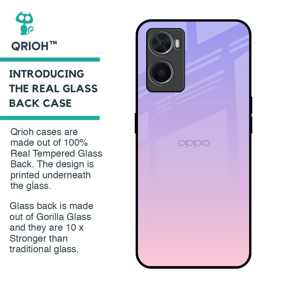 Lavender Gradient Glass Case for Oppo A36