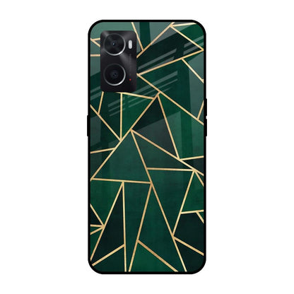 Abstract Green Oppo A36 Glass Cases & Covers Online