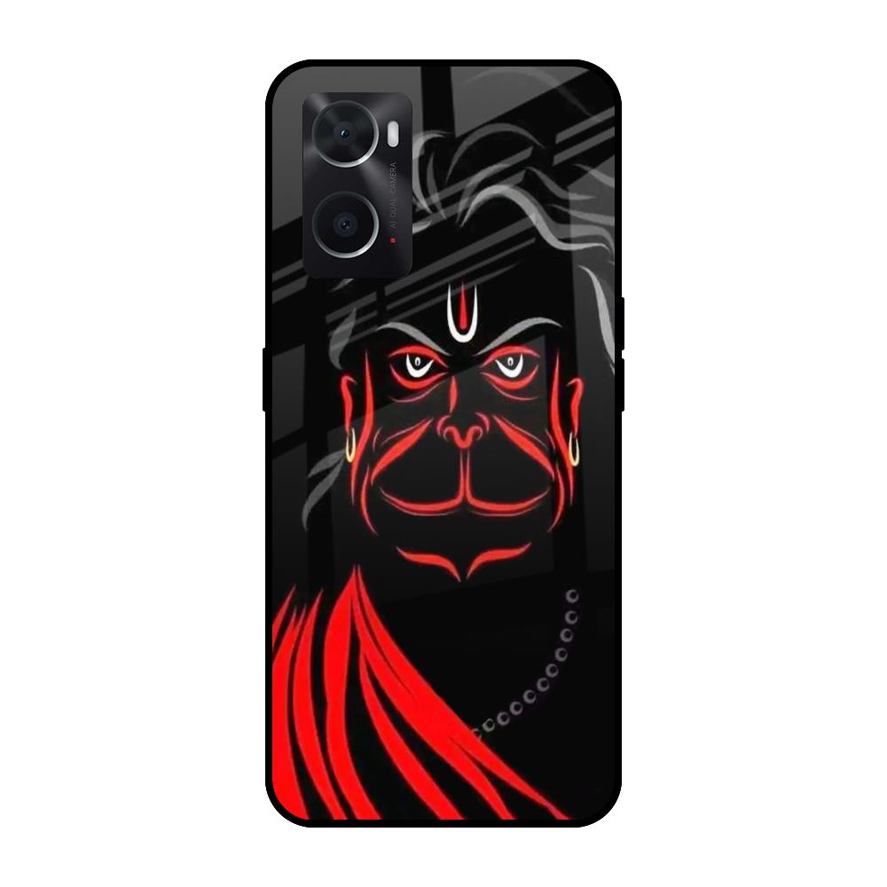 Lord Hanuman Oppo A36 Glass Cases & Covers Online
