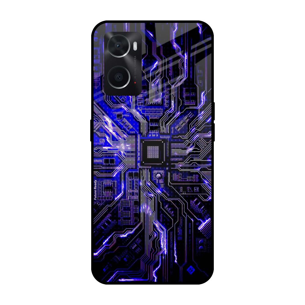 Techno Color Pattern Oppo A36 Glass Cases & Covers Online