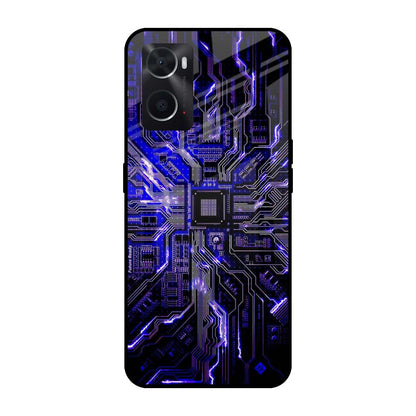 Techno Color Pattern Oppo A36 Glass Cases & Covers Online