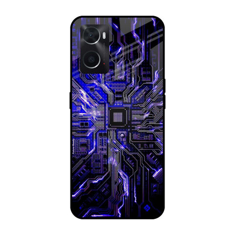 Techno Color Pattern Oppo A36 Glass Cases & Covers Online