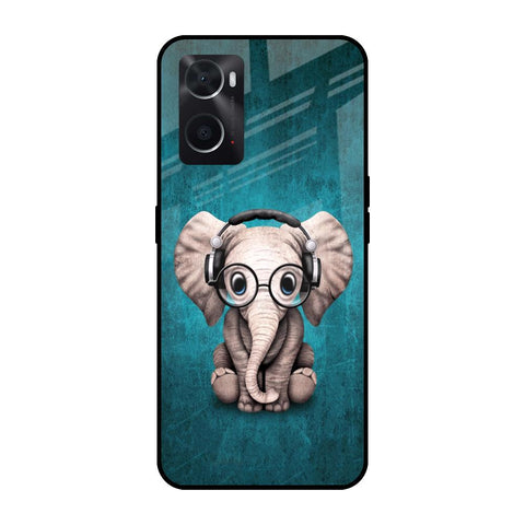 Adorable Baby Elephant Oppo A36 Glass Cases & Covers Online