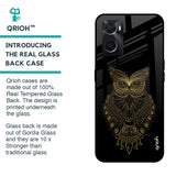 Golden Owl Glass Case for Oppo A36