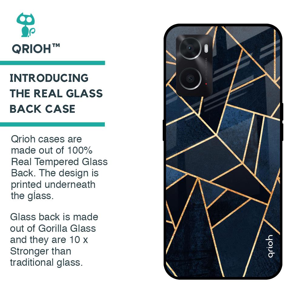 Abstract Tiles Glass case for Oppo A36
