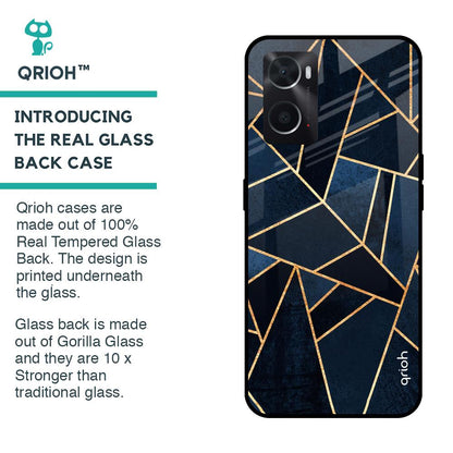 Abstract Tiles Glass case for Oppo A36