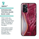 Crimson Ruby Glass Case for Oppo A36