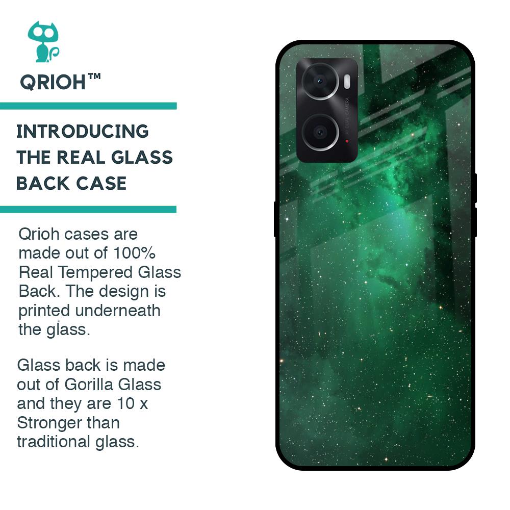 Emerald Firefly Glass Case For Oppo A36