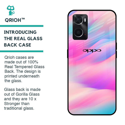 Colorful Waves Glass case for Oppo A36