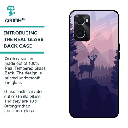 Deer In Night Glass Case For Oppo A36