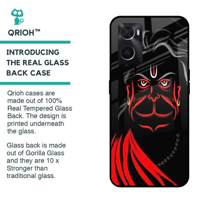 Lord Hanuman Glass Case For Oppo A36