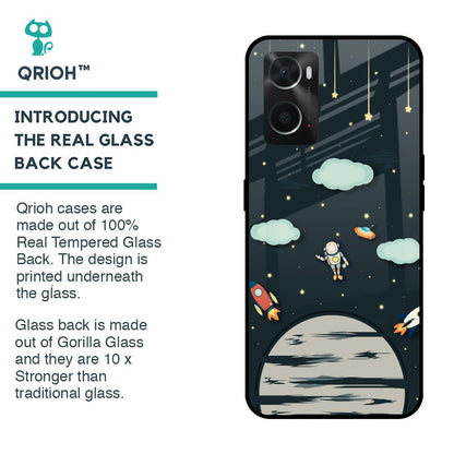 Astronaut Dream Glass Case For Oppo A36