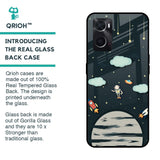 Astronaut Dream Glass Case For Oppo A36