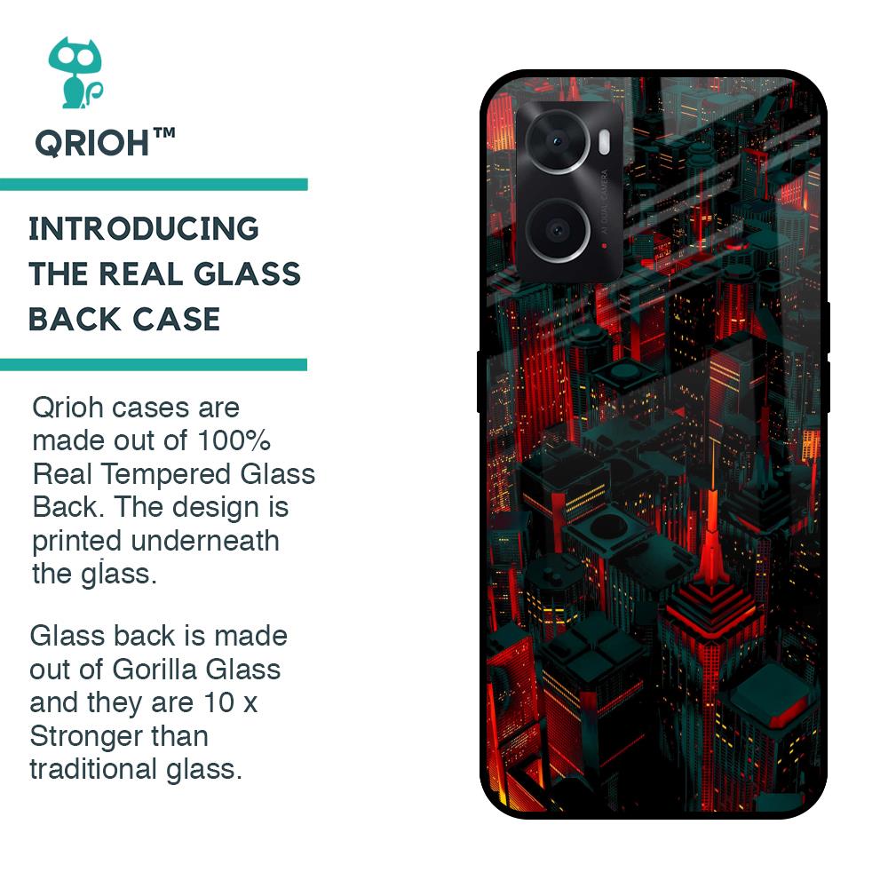 City Light Glass Case For Oppo A36