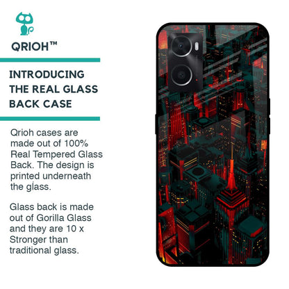 City Light Glass Case For Oppo A36
