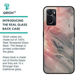 Pink And Grey Marble Glass Case For Oppo A36