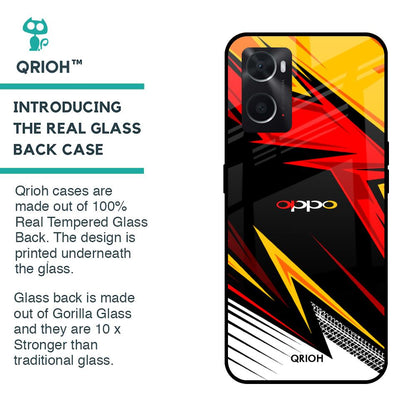Race Jersey Pattern Glass Case For Oppo A36