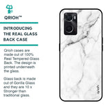 Modern White Marble Glass case for Oppo A36
