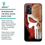 Red Skull Glass Case for Oppo A36