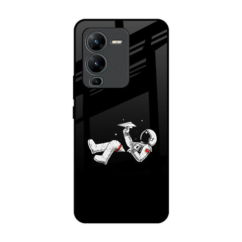 Space Traveller Vivo V25 Pro Glass Back Cover Online