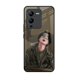 Blind Fold Vivo V25 Pro Glass Back Cover Online