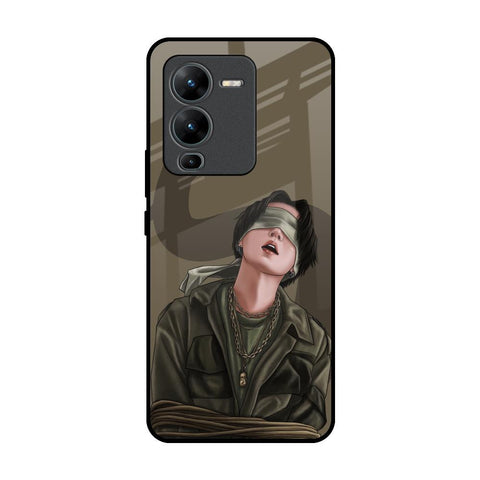 Blind Fold Vivo V25 Pro Glass Back Cover Online