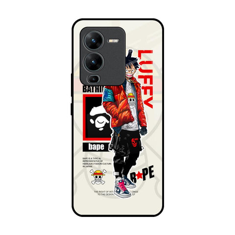 Bape Luffy Vivo V25 Pro Glass Back Cover Online