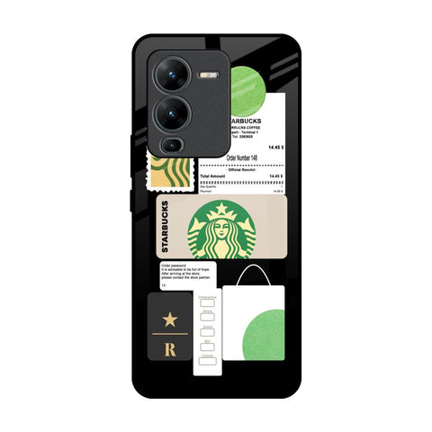 Coffee Latte Vivo V25 Pro Glass Back Cover Online