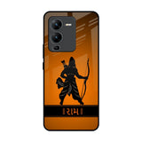 Halo Rama Vivo V25 Pro Glass Back Cover Online