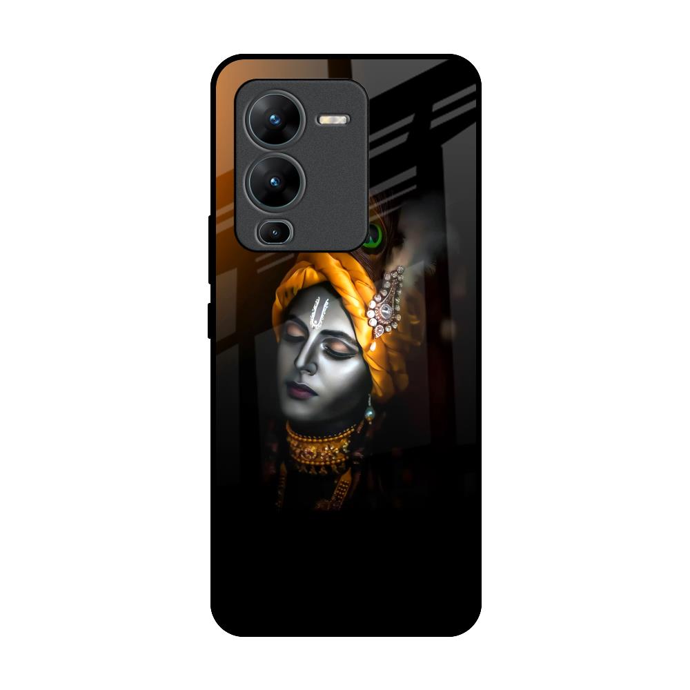 Ombre Krishna Vivo V25 Pro Glass Back Cover Online