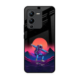 Retro Astronaut Vivo V25 Pro Glass Back Cover Online