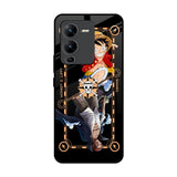 Shanks & Luffy Vivo V25 Pro Glass Back Cover Online