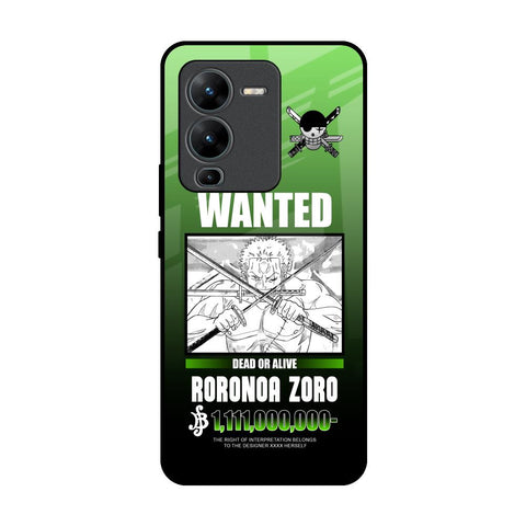 Zoro Wanted Vivo V25 Pro Glass Back Cover Online