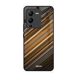 Diagonal Slash Pattern Vivo V25 Pro Glass Back Cover Online