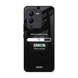 Error Vivo V25 Pro Glass Back Cover Online