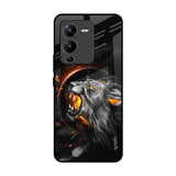 Aggressive Lion Vivo V25 Pro Glass Back Cover Online