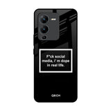 Dope In Life Vivo V25 Pro Glass Back Cover Online