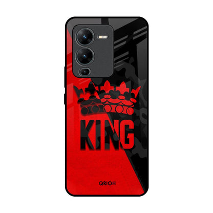 I Am A King Vivo V25 Pro Glass Back Cover Online