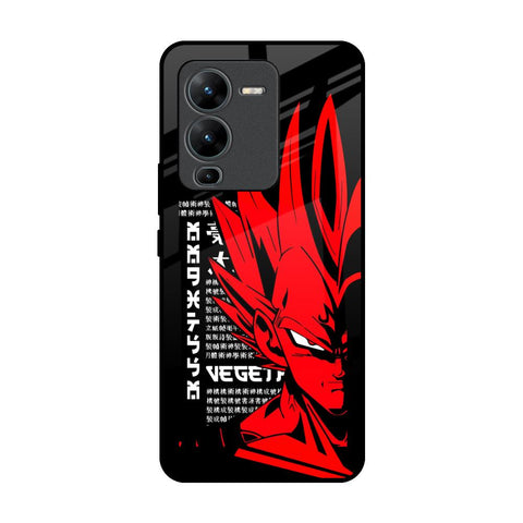 Red Vegeta Vivo V25 Pro Glass Back Cover Online