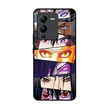 Anime Eyes Vivo V25 Pro Glass Back Cover Online