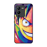 Monkey Wpap Pop Art Vivo V25 Pro Glass Back Cover Online