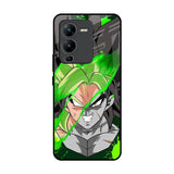 Anime Green Splash Vivo V25 Pro Glass Back Cover Online